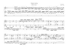 Partition Toccata, Tocatta et Fugue en D minor, BWV 538 (Dorian)