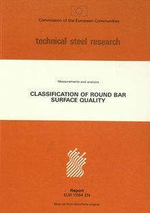 Classification of round bar surface quality