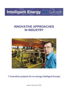 Innovative approaches in industry