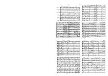 Partition complète (petit), corde Nonet, Op.150, A minor