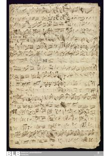 Partition complète, violoncelle Concerto en C major, C major, Molter, Johann Melchior