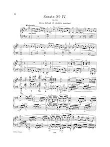 Partition complète, Piano Sonata No.4, E minor, Weber, Carl Maria von