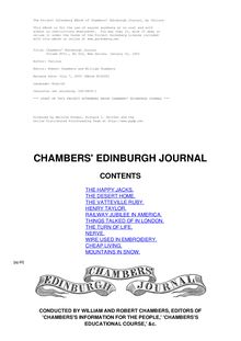 Chambers s Edinburgh Journal, No. 422 - Volume 17, New Series, January 31, 1852