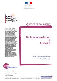 De la science-fiction à la réalité. Actes de colloque - Paris, Palais de la Découverte, 19 décembre 2012.