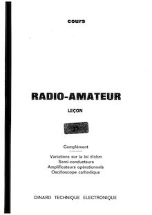 Dinard Technique Electronique - Cours radioamateur Lecon 15b