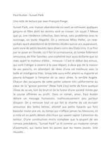 Paul Auster - Sunset Park