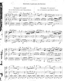 Partition compléte, Sonata en G minor, G minor, Stark, Robert