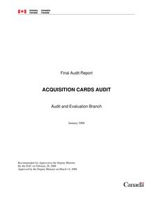 Acquisition Card Audit Report - Approved - Eng