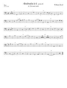 Partition viole de basse, Gradualia II, Gradualia: seu cantionum sacrarum, liber secundus par William Byrd