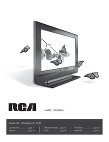 Notice TV LCD RCA  L37WD22