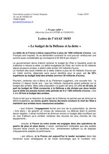 Association soutien à l armée française.pdf - Lettre de l ASAF 10 ...