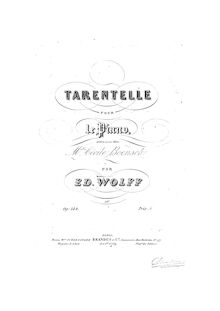 Partition complète, Tarantelle, Op.148, E minor, Wolff, Édouard