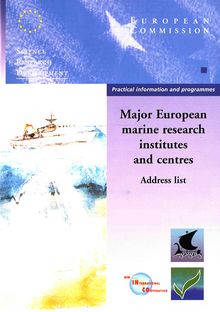 Major european marine research institutes and centres