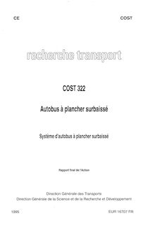 Autobus à plancher surbaissé - Rapport final - COST 322 (EUR 16707)
