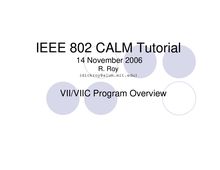 IEEE 802 CALM Tutorial Part 4 v2 [Read-Only]