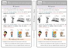 Etude de la langue CE1 – Grammaire (màj) - A partir de RSEEG Leçon Nom commun et nom propre