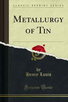 Metallurgy of Tin