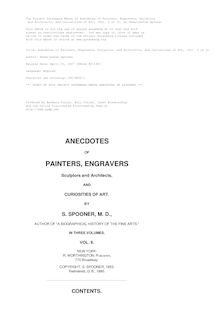 Anecdotes of Painters, Engravers, Sculptors  and Architects, and Curiosities of Art, (Vol. 2 of 3)