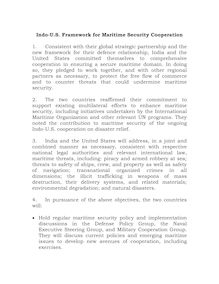 Indo u s  framework for maritime security cooperation 1