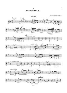 Partition de violon, lyrique pièces, Grieg, Edvard