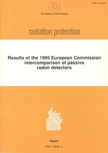 Results of the 1995 European Commission intercomparison of passive radon detectors