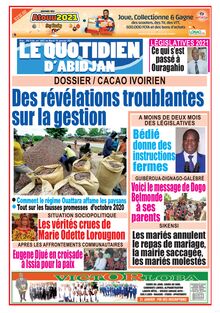 Le Quotidien d’Abidjan n°3007 - du mardi 19 janvier 2021
