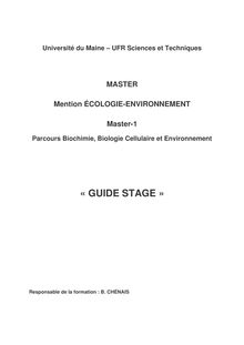« GUIDE STAGE »