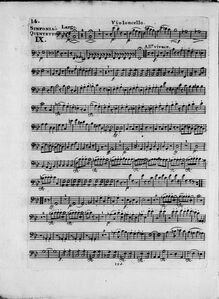 Partition violoncelle, Symphony No.102 en B♭ major, Sinfonia No.102