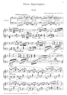 Partition No.2, 2 Impromptus, Op.112, Blumenthal, Paul