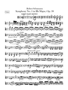 Partition viole de gambe, Symphony No.1, "Spring", B♭ Major