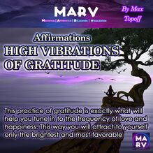 Affirmations High Vibrations Of Gratitude