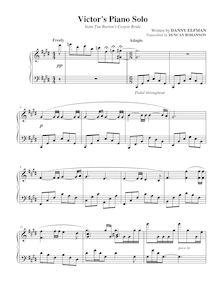 Victor s Piano Solo - Partition de piano