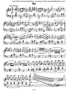 Partition No.7, Polish National Dances, Op.3, Scharwenka, Xaver
