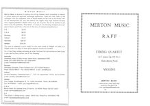Partition parties complètes, corde quatuor No.6, Op.192/1, String Quartet No.6 in C Minor "Suite Alterer Form"
