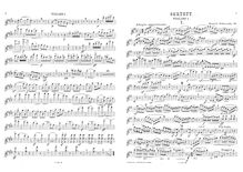 Partition parties complètes, corde Sextet, Op.25, E minor, Hofmann, Heinrich