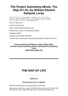 The Map of Life - Conduct and Character