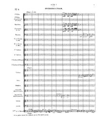 Partition Act I, Benvenuto Cellini, opéra semi-seria, Berlioz, Hector
