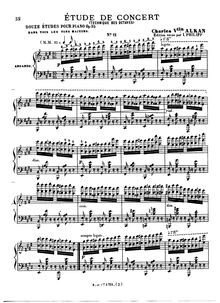 Partition Etude No.12 (E major), Douze Études dans tous les tons majeurs, Op.35