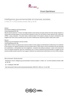 Intelligence gouvernementale et sciences sociales - article ; n°48 ; vol.12, pg 95-128