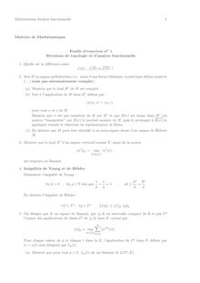 Distributions-Analyse fonctionnelle 1 Maıtrise de Mathématiques ...