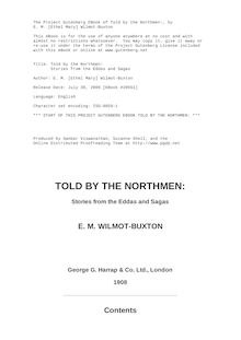 Told by the Northmen: - Stories from the Eddas and Sagas