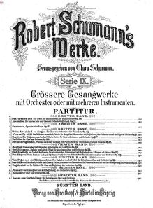 Partition complète, Vom Pagen und der Königstochter - 4 Balladen von Em. Geibel op.140
