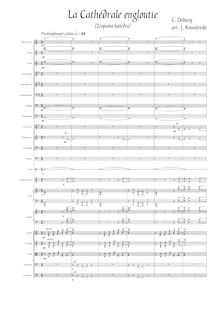 Partition orchestre score, Préludes, Premier Livre, Debussy, Claude