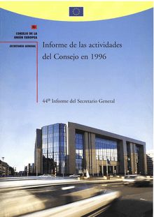 Informe de las actividades del Consejo en 1996