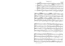 Partition complète, corde quatuor, Op.10 No.2, A major, Eybler, Joseph