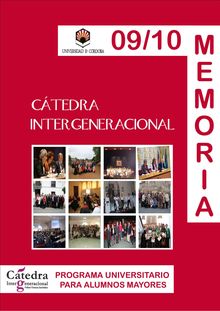 Memoria. Cátedra Intergeneracional 2009-2010