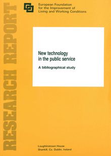 New technology in the public service. A bibliographical study
