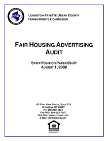 Fair Housing Advertising Audit