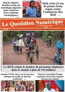 Quotidien Numérique d’Afrique du 16/06/2023