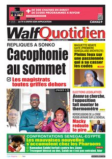 Walf Quotidien n°8992 - du mardi 15 mars 2022